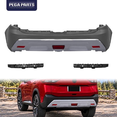 Primed rear bumper - rear,